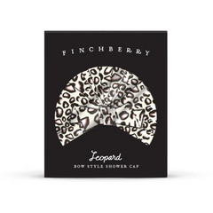 leopard print shower cap